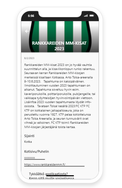 RANKKAREIDEN MM-KISAT 2023