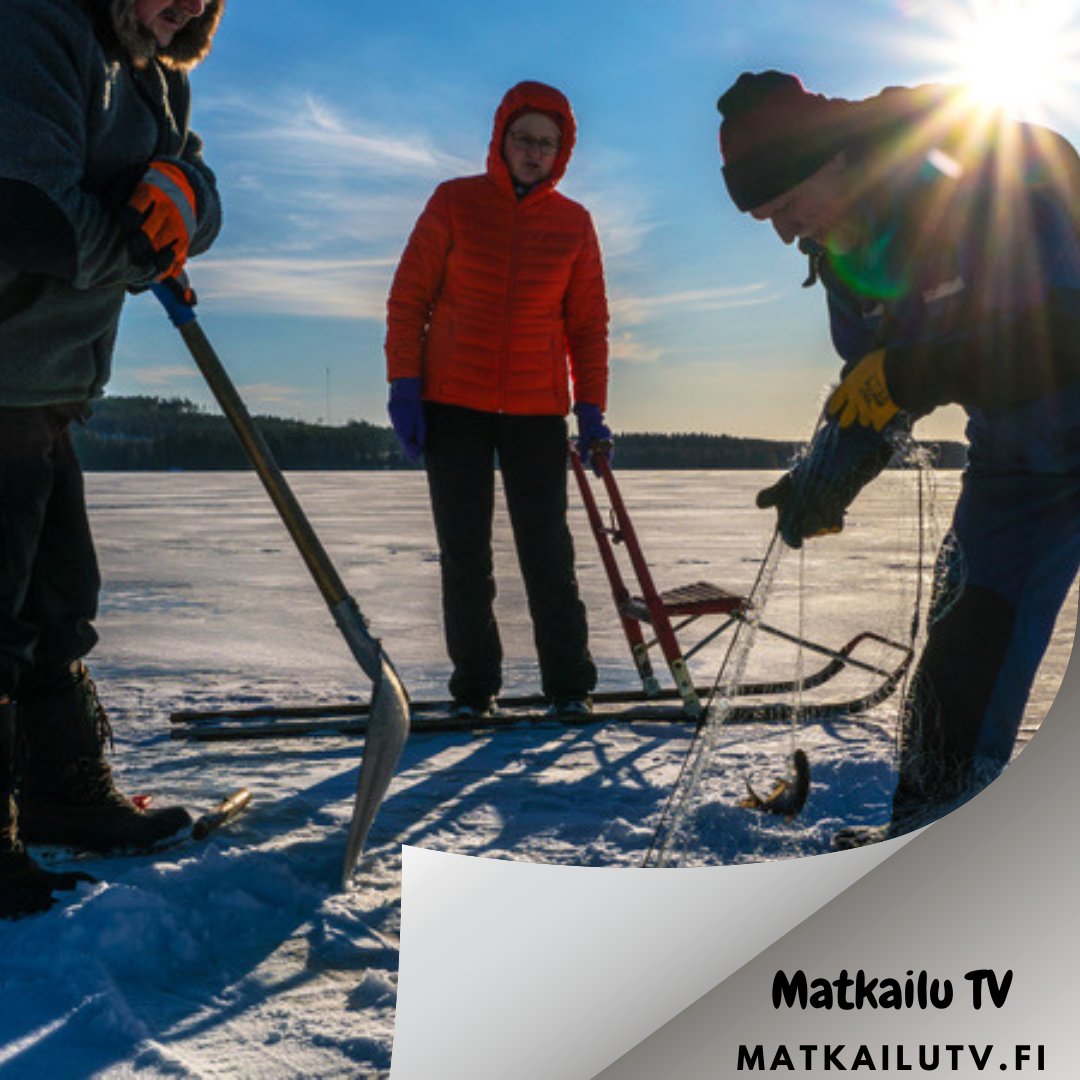 Talvikalastusretket Kainuun Järvillä